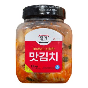 종가집 국산 맛김치 1.5kg 코스트코 냉장 김치 반찬, 1개