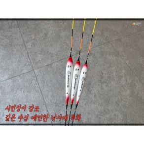 나루예 홍 발사+카본찌 전천후 양어장찌, 중 650mm (3.1g), 1개