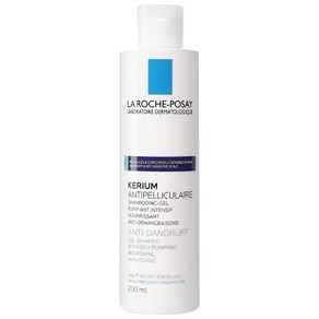 La Roche Posay 프랑스 정품 라로슈포제 키리움 젤 샴푸 200ml 지성 기름진 비듬, 1개