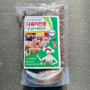 [올식스] 분갈이 배양토1L, 2L, 1개