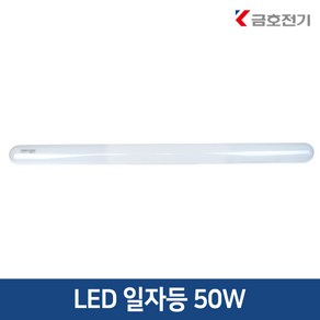 금호번개표 LED 일자등 50W 900mm 방 거실주방조명 레이스웨이 트윈등, 주광색(6500K)