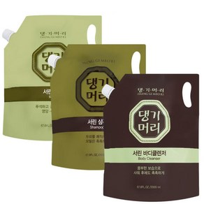 댕기머리 서린 대용량 샴푸 린스 바디워시 2000ml 리필용 한방샴푸, 댕기머리 서린 샴푸 2000ml, 1개, 2L