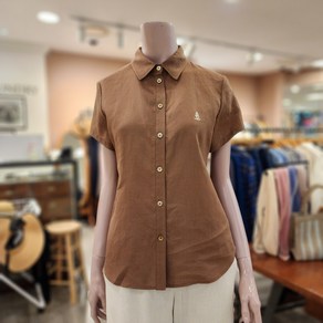 BCBG 플레인 라미bl 블라우스 _ B4B5B430 74 [BROWN]