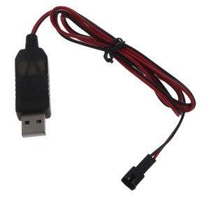 3.7V 충전식 배터리 충전기용 범용 USB-SM 2.54mm 충전 케이블, lnp, 1개