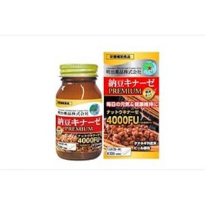 [일본정품] 메이지 약품 건강 키라리 낫토 키나아제 프리미엄 120 정 x 3세트, 60정, 3개