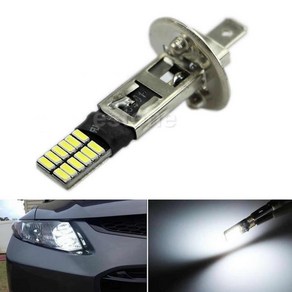 Royalways 6500K HID 크세논 화이트 24SMD H1 교체 전구 안개등, 한개옵션1, 1개