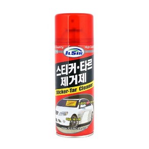 일신 스티커 타르 제거제 420ml 스프레이타입 끈끈이제거제 자동차 스티커제거 낱개 1개