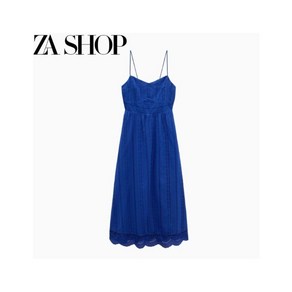 ZARA 자라 펀칭 자수 롱원피스