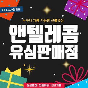 앤텔레콤 kt lg 공식 선불유심 신형유심 판매 주말개통가능 자급제사용가능 선불폰, LG나노유심(모든폰사용가능), 1개