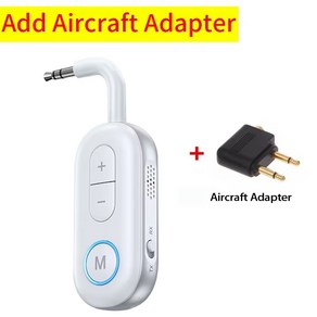 블루투스 리시버 송신기 3.5mm AUX 잭 비행기 USB 동글 무선 오디오 어댑터 TV PC 헤드폰 자동차 키트 스, 01 white with aicaft