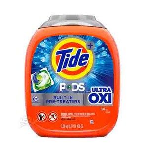 타이드 울트라옥시 팟 세탁세제 104개 TIDE PODS WITH, 104개입, 1개