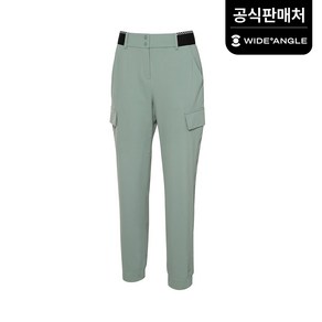 [와이드앵글 공식] 골프 여성 WG 카고 세미 조거 팬츠 L WWU233739G