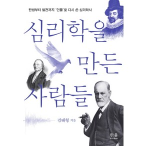 심리학을 만든 사람들:탄생부터 발전까지 인물로 다시 쓴 심리학사, 한울아카데미, 김태형 저