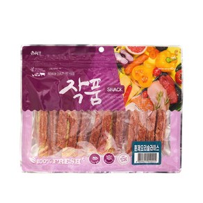 작품 강아지 대용량 간식 훈제 오리슬라이스 300g, 1개