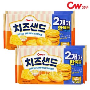 [지노앤코]청우 치즈샌드 2번들, 2개, 360g