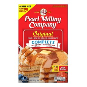 Peal Milling Oiginal pancake & Waffle mix 언트 제미마 오리지널 팬케이크 믹스 2.26kg, 1개