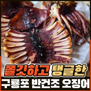 [구룡포직송] 직접말린 반건조 오징어 피데기, 1개, 중 1kg내외 (10미)