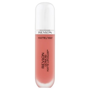 REVLON Ulta HD Matte Lipcolo Velvety Lightweight REVLON 울트라 HD 매트 립컬러 벨벳 같은 경량 매트 리퀴드 립스틱 누드 브라운 0, 0.2 Fl Oz (Pack of 1), 1개