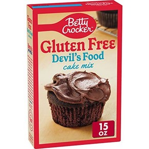 Betty Crocker Gluten Free Devil's Food Cake Mix 15 oz. 베티 크로커 글루튼 프리 데블스 푸드 케이크 믹스 15온스