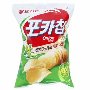 오리온 포카칩 어니언맛 66gx10개(반박스)+키링2종, 66g, 10개