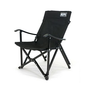 노스피크 미드 릴렉스체어 플러스_블랙 (MID RELAX CHAIR+_BLACK), 블랙, 1개