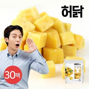 허닭 고구마 큐브 100g 30팩, 기타, 30개