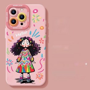 아이폰16 케이스 예쁜 귀여운 소녀 케이스 iPhone 16 iPhone 16 Plus iPhone 16 Po Max iPhone 16 Po (복)