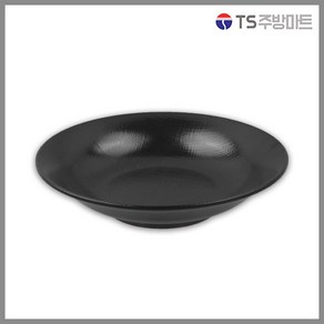 [돌산멜라민] 체크(흑) - 짜장기 (업소용그릇 멜라민그릇 예쁜그릇 식당접시 멜라민볼 멜라민찬기 검정색그릇), 대 (DS-7787), 1개