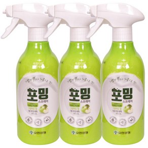 유한양행 포밍 스프레이 주방세제 용기, 485ml, 3개