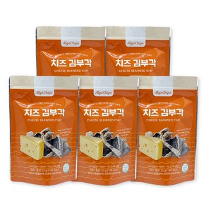 [바다손애]수제 치즈 찹쌀 김부각 35g x 5봉, 단품, 5개