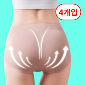 더보누르 힙업 여성 팬티 4종 세트