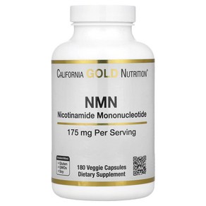 California Gold Nutrition NMN 175mg 베지 캡슐 180정