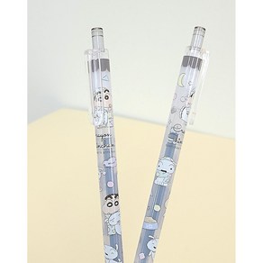 짱구는 못말려 노크식 젤펜 검정볼펜 크레용신짱 필기구