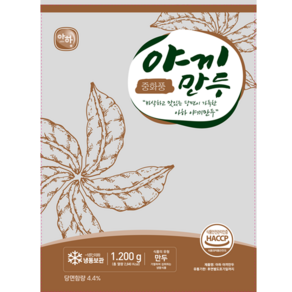 아하 야끼만두 1200g, 2개, 1.2kg