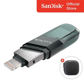 샌디스크 USB 메모리 iXpand Flip 8핀 OTG 3.0 / USB 보관 케이스