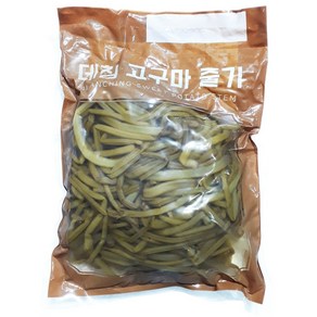 운학무역 운학 데침 고구마 줄기 1Kg 삶은 데침 유성 일명 농무대 제이에이치 이강산닷컴, 1개