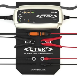 CTEK 씨텍 MXS 10.0 자동차 배터리 충전기 오토바이 바이크 독일 직배송, 1개