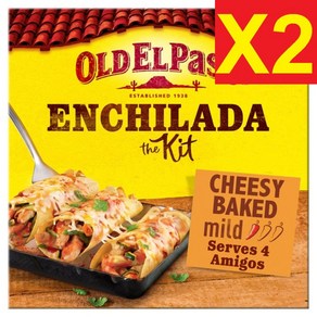 2팩 올드 엘파소 치즈 베이크 엔칠라다 디너 키트 Old El Paso Cheesy Baked Enchilada Dinne Kit, 663g, 2개