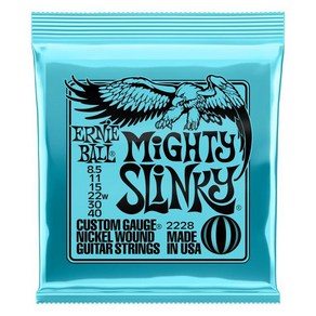 [ERNIE BALL] 어니볼 일렉기타 스트링 008.5-040 / MIGHTY SLINKY NCKL WND EL GTR STR 008.5-040, 1개