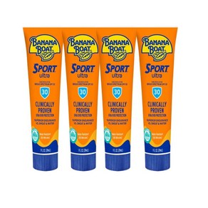 Banana Boat 바나나 보트 선크림 로션 SPF30 29ml 4팩 Sunsceen Spot Pefomance Boad Spectum Sun Cae Lotion, 4개