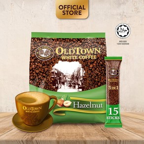 말레이시아 올드타운 헤이즐럿 화이트커피 15개입 OLDTOWN White Coffee, 1개