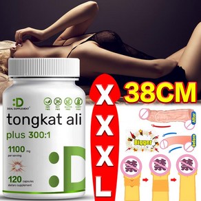 통캇 알리 추출물 300:1 1000mg & 에피메디움 100mg  초강력 통캇 알리(유리코마 롱기폴리아) 에피메디움 남성 건강 효능, 1개, 60정