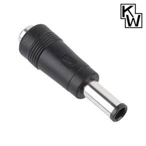 강원전자 KW KW-DC16A 5.5x2.1 to 6.0x4.4mm 아답터 변환 잭, 1개