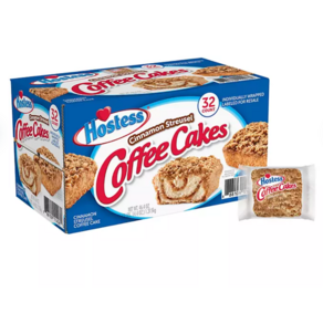 Hostess 호스티스 시나몬 소보로 커피 케익 케이크 32개입 46oz(1.3kg) 2팩, 1세트