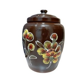 파울러스 친환경 황토 쌀독 항아리 10kg, 흑분청