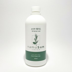 자연이 주는 숨 우리가 쉬는숨 나무숨 천연 소나무 오일[피톤치드] 리필용 500ml, 1개