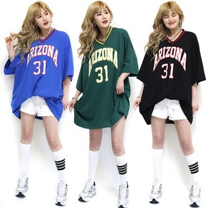 통통마녀 ] 남여공용 아리조나 31 박스 반팔 4컬러 / 6XL / 오버사이즈