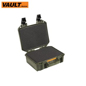 [PELICAN] 펠리칸 V100 WF 볼트 케이스(V100 Vault Equipment Case)(색상선택), 그린, 1개