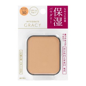 시세이도 INTEGRATE GRACY 인테그레이트 그레이시 모이스트 팩트 EX 리필 OC30 짙은 피부색 [파우더 파운데이션], 단일, 1개