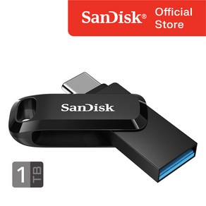 샌디스크 정품 울트라 듀얼 드라이브 고 SDDDC3 USB OTG, 1TB, 1개